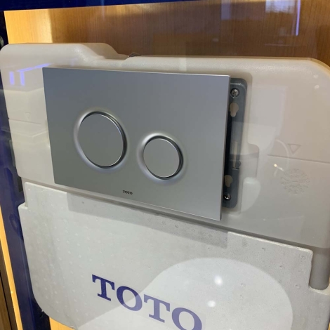 Nắp Đậy Nút Nhấn Xả TOTO MB174P#SS Màu Bạc