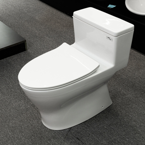  Bàn cầu một khối MS188VKT8#XW kết hợp nắp đóng êm TC600VS