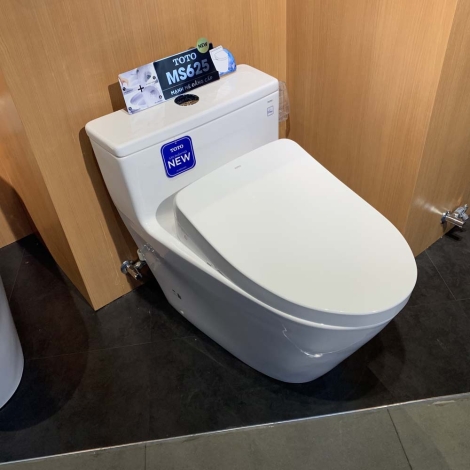 Bồn Cầu Điện Tử TOTO MS625CDW12 Nắp Washlet Giấu Dây C7