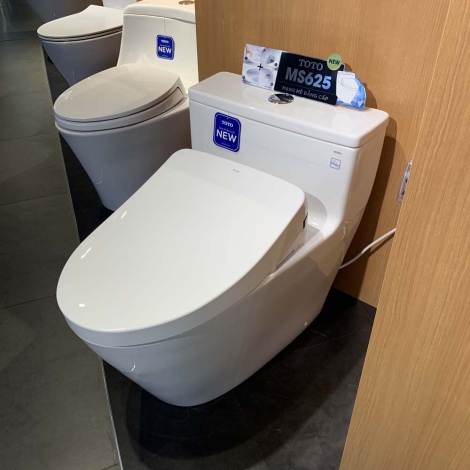Bồn Cầu Điện Tử TOTO MS625CDW12 Nắp Washlet Giấu Dây C7