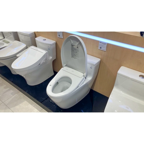 Bồn Cầu Điện Tử TOTO MS625CDW23 Nắp Rửa Washlet TCF47360GAA S7 Giấu Dây