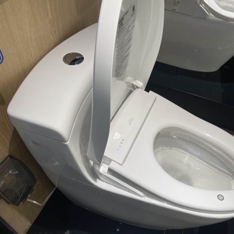 Bồn Cầu Điện Tử TOTO MS636CDRW23 Nắp Rửa Washlet TCF47360GAA S7 Giấu Dây