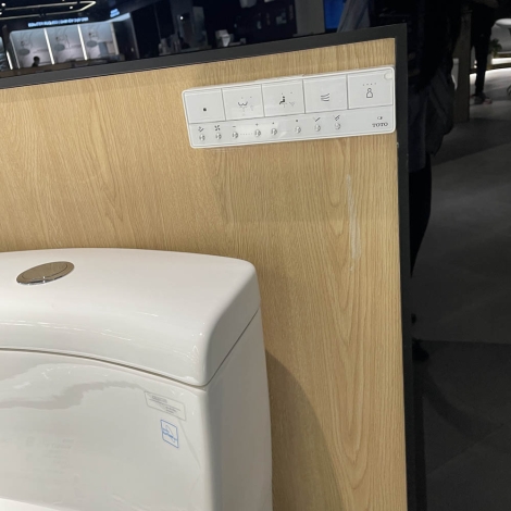 Bồn Cầu Điện Tử TOTO MS636CDRW23 Nắp Rửa Washlet TCF47360GAA S7 Giấu Dây