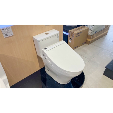 Bồn Cầu Điện Tử TOTO MS857CDW15 Nắp Rửa Washlet TCF24460AAA C5 Giấu Dây