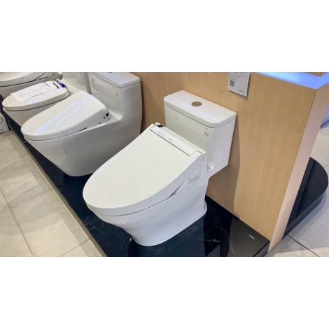 Bồn Cầu Điện Tử TOTO MS857CDW15 Nắp Rửa Washlet TCF24460AAA C5 Giấu Dây
