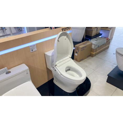 Bồn Cầu Điện Tử TOTO MS857CDW15 Nắp Rửa Washlet TCF24460AAA C5 Giấu Dây