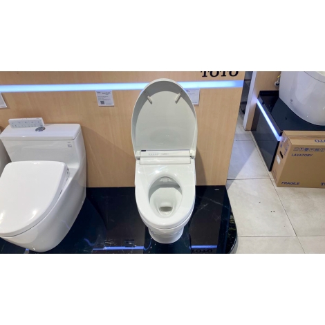 Bồn Cầu Điện Tử TOTO MS857CDW15 Nắp Rửa Washlet TCF24460AAA C5 Giấu Dây