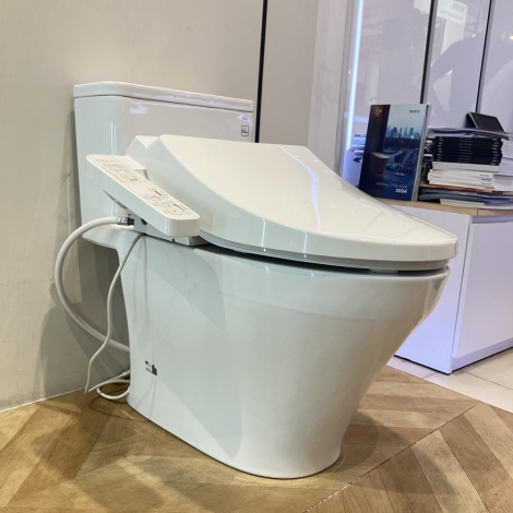 Bồn Cầu Điện Tử TOTO MS857DW18 Nắp Rửa Washlet TCF23710AAA C2
