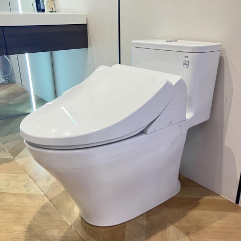 Bồn Cầu Điện Tử TOTO MS857DW18 Nắp Rửa Washlet TCF23710AAA C2