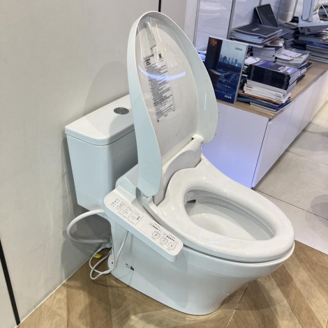 Bồn Cầu Điện Tử TOTO MS857DW18 Nắp Rửa Washlet TCF23710AAA C2
