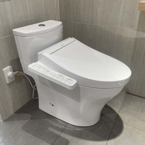 Bồn Cầu Điện Tử TOTO MS885CDW17 Nắp Rửa Washlet TCF23460AAA C2 Giấu Dây