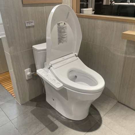 Bồn Cầu Điện Tử TOTO MS885CDW17 Nắp Rửa Washlet TCF23460AAA C2 Giấu Dây