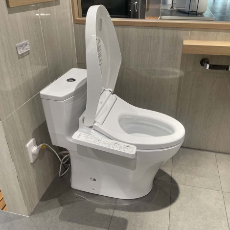 Bồn Cầu Điện Tử TOTO MS885CDW17 Nắp Rửa Washlet TCF23460AAA C2 Giấu Dây