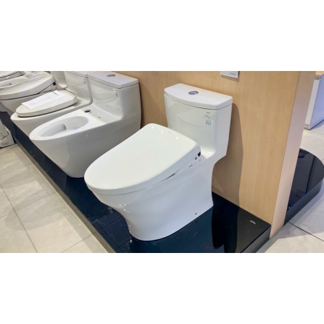 Bồn Cầu Điện Tử TOTO MS885CDW23 Nắp Rửa Washlet TCF47360GAA S7 Giấu Dây