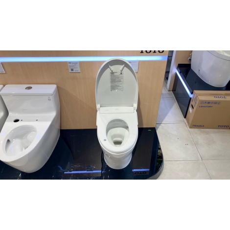 Bồn Cầu Điện Tử TOTO MS885CDW23 Nắp Rửa Washlet TCF47360GAA S7 Giấu Dây
