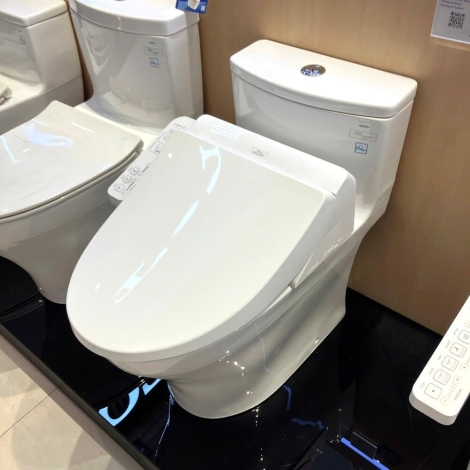 Bồn Cầu Điện Tử TOTO MS885DW18 Nắp Rửa Washlet TCF23710AAA C2