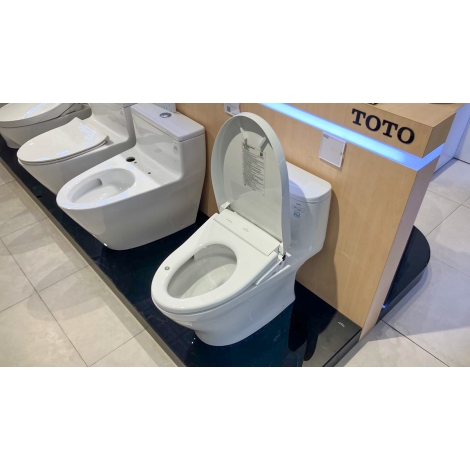 Bồn Cầu Điện Tử TOTO MS887CRW23 Nắp Rửa Washlet TCF47360GAA S7 Giấu Dây