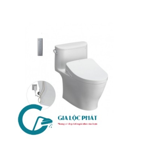 MS887RW11 Bàn cầu một khối kèm nắp rửa điện tử WASHLET dòng S7