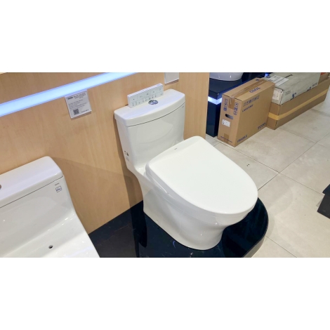 Bồn Cầu Điện Tử TOTO MS889CDRW23 Nắp TCF47360GAA Dòng S7 Tự Động Đóng Mở