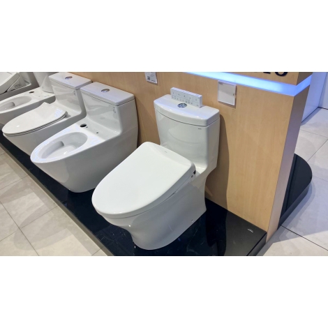 Bồn Cầu Điện Tử TOTO MS889CDRW23 Nắp TCF47360GAA Dòng S7 Tự Động Đóng Mở