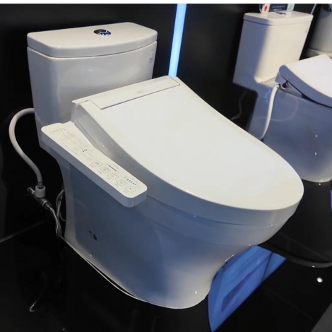 Nắp Rửa Điện Tử Washlet TOTO TCF23460AAA (W17) Giấu Dây C2