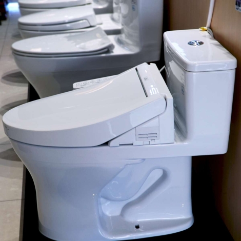 Bồn Cầu Điện Tử TOTO MS855DW16 Nắp Rửa Washlet TCF23410AAA C2