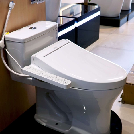Bồn Cầu Điện Tử TOTO MS855DW16 Nắp Rửa Washlet TCF23410AAA C2