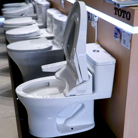 Bồn Cầu Điện Tử TOTO MS855DW16 Nắp Rửa Washlet TCF23410AAA C2
