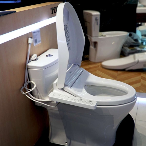 Bồn Cầu Điện Tử TOTO MS885DW16 Nắp Rửa Washlet TCF23410AAA C2
