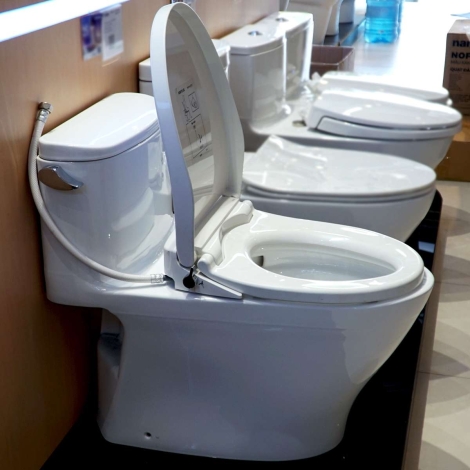 Bàn Cầu TOTO MS887RE2 (MS887E2) Một Khối Nắp Cơ